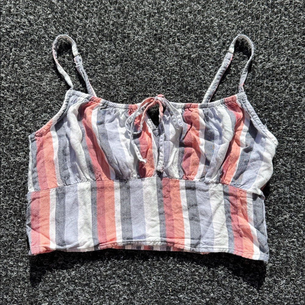 Striped crop top
